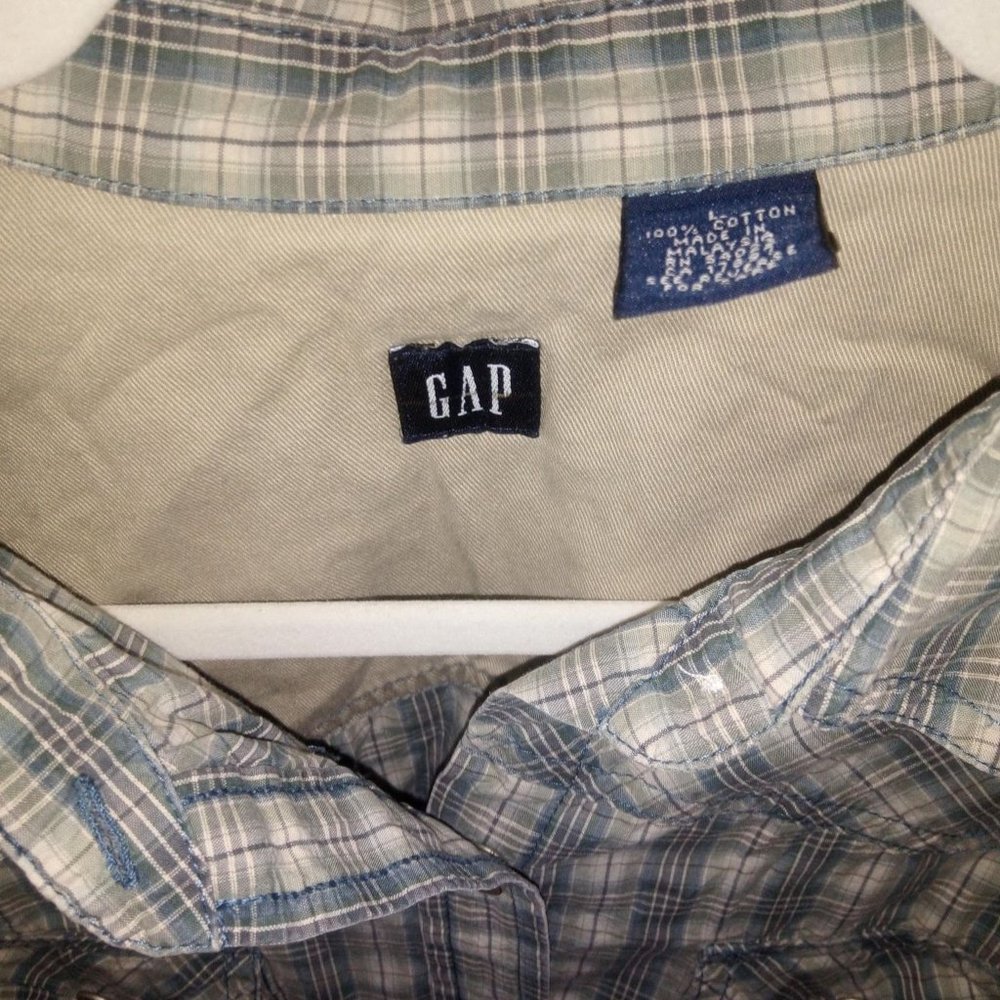 Cowboy Plaid long sleeve button up